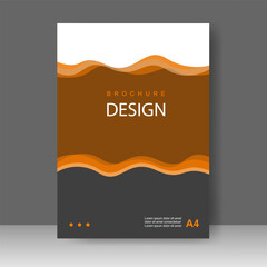 Wall Mural - Book cover design modern in A4. Annual report. Brochure template, Poster. Simple Flyer promotion. magazine. Vector illustration