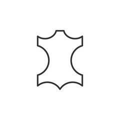 Wall Mural - leather material icon. tailoring symbol modern, simple, vector, icon for website design, mobile app,