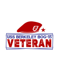 uss berkeley bog-15 veteran svg design