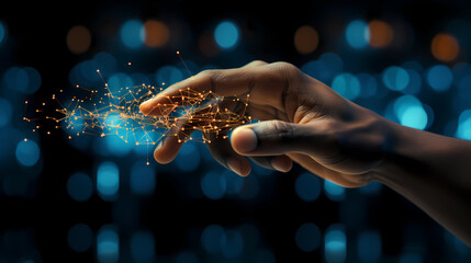 Business technology structure on information network and new technology