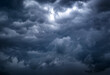 Leinwandbild Motiv Storm Clouds Background
