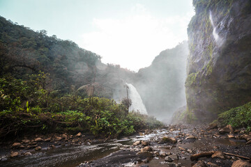 Sticker - Waterfall in Ecuador