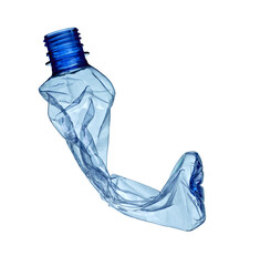 Canvas Print - plastic bottle water container recycling waste