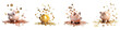 Coins Falling into Piggy Bank clipart collection, vector, icons isolated on transparent background