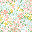 © Inna - Vetor seamless floral colorful pattern on a white background
