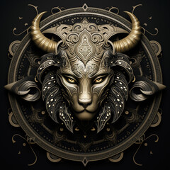Wall Mural - Sagittarius zodiac sign.