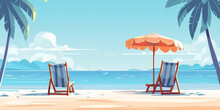 Vacation Holidays Background Wallpaper,Tropical Holiday Banner.