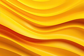 Poster - abstract orange wavy background. 3d rendering, 3d illustration. abstract folded paper effect. bright