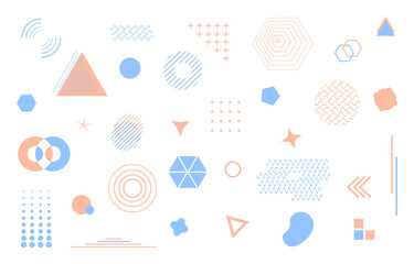 Canvas Print - geometric seamless pattern concept. repeating design element for printing on fabric. minimalistic ge