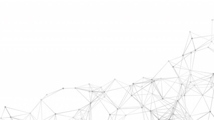 Leinwandbilder - Abstract geometric background. Plexus mesh backdrop.