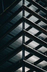 Wall Mural - high rise building under construction showing girders and metal floors
