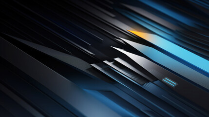 ai generated Illustration layered graphic pattern technology background
