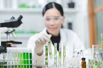 plant in medical pharmacy science research at chemical medicine laboratory for pharmaceutical indust