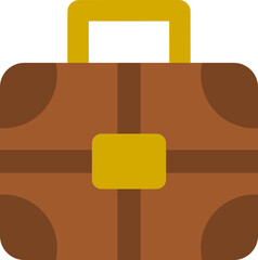 Briefcase bag business icon PNG	
