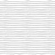Hand Drawn Uneven Strips In Black On White Background. For Fashion Graphics Such As Textile Allover Print, For Home Decor Such As Wallpaper, Tablecloths, Bedclothes, For Wrapping, Covering, Decoration