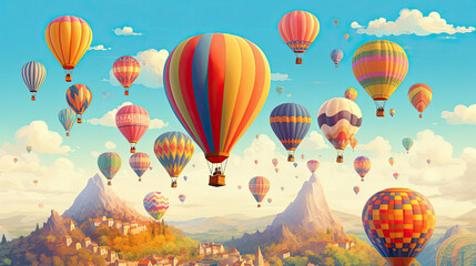  Whimsical hot air balloon festival