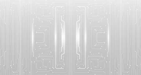 Wall Mural - Abstract futuristic circuit board background