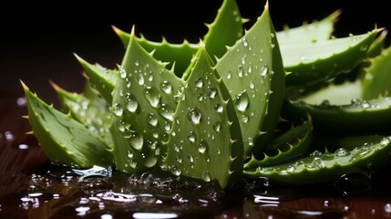 Wall Mural - aloe vera plant