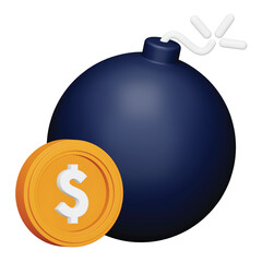 Poster - Liabilities 3d rendering isometric icon.