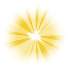 Wall Mural - Overlays, overlay, light transition, effects sunlight, lens flare, light leaks. High-quality stock PNG image of sun rays light overlays yellow flare glow isolated on transparent backgrounds for design