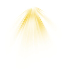 Wall Mural - Overlays, overlay, light transition, effects sunlight, lens flare, light leaks. High-quality stock PNG image of sun rays light overlays yellow flare glow isolated on transparent backgrounds for design