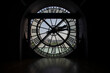 Big clock inside Musée d'Orsay, Paris, France :2022.6.28