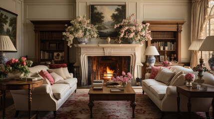 Traditional English living room