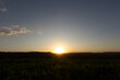 beautiful and golden sunset