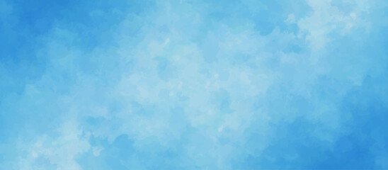 Wall Mural - abstract blue watercolor background with colors . watercolor scraped grungy background . this waterc