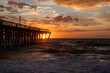 © John McAdorey - Sunrise over the Pawley's Island fishing Pier one week after half the pier was destroyed by Hurricane Ian
