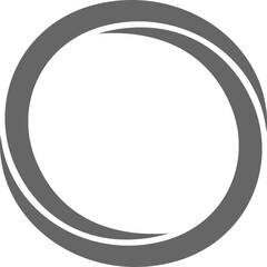 Poster - Spiral rings twisting circles swirl design element set for infographics