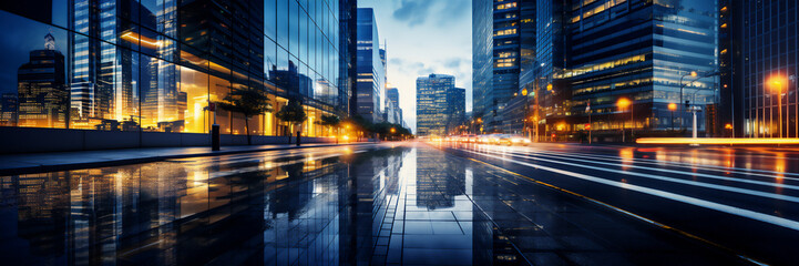 Wall Mural - fast paced and ever changing landscape of a dynamic business environment. the energy and vibrancy of