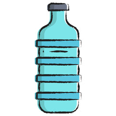 Poster - Hand drawn Bottle Icon