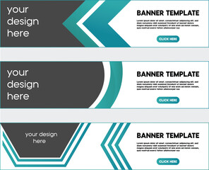 Poster - abstract web banner design template