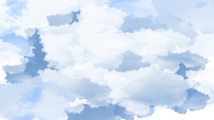 blue background sky, abstract clouds.