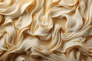 Leinwandbilder - some pasta is prepared and sitting on a board, Generative AI technology.