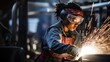 © Fred - diversity and inclusivity photography woman welding