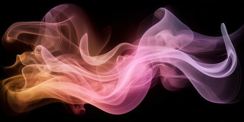Aufkleber - Creative Smoke and Light Dance in Stars Art Group Style