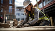© Fred - diversity and inclusivity photography woman working on construction site