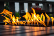 © Jessy - close up of a metal fire table