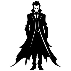 vampire silhouette vector