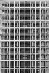 Aufkleber - Exterior of modern architecture. Building abstract background