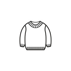 Wall Mural - sweater logo icon