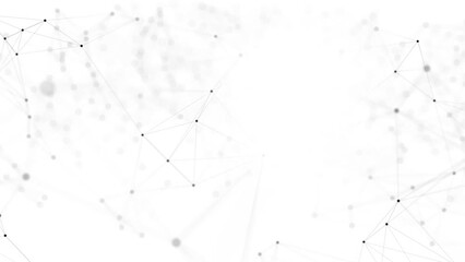 Abstract futuristic - technology with polygonal shapes on white background. Design digital technology concept.