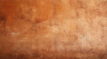 Terra Cotta Colored Venetian Plaster Texture Applied On A Wall