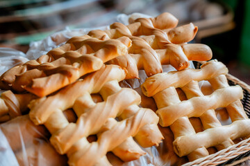 traditional mexican bakery - simple bread 