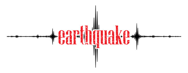 Wall Mural - earthquake background	