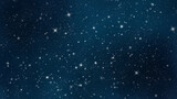 Fototapeta Kosmos - 手描きの水彩の星空、宇宙、キラキラ背景