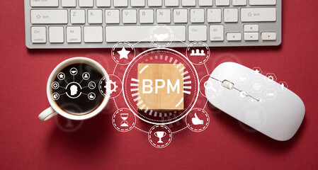 Sticker - BPM. Business Process Management. Strategy. Development