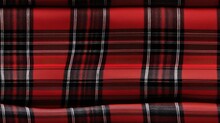Red And White Seamless Checkered Tartan Fabric Perfect For Shirts Or Tablecloths, Featuring A Classic Scottish Plaid Design. Also Great As A Versatile Backdrop Or Wallpaper.